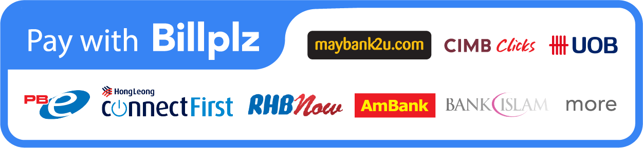 Bayar Secara Online Transfer FPX(Barang sampai 1-3 hari)